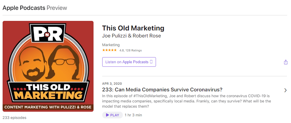  This Old Marketing Podcast